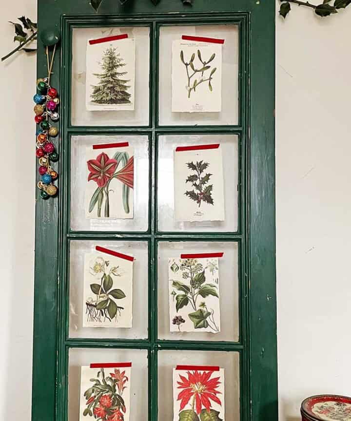 Botanical Christmas Wall Decoration