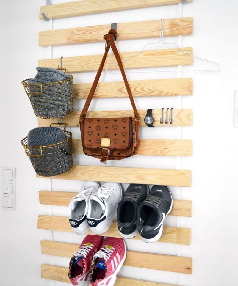 Turn a Bed Slat into a Wall Hanger