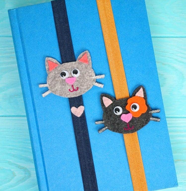 Felt Cat Bookmarks