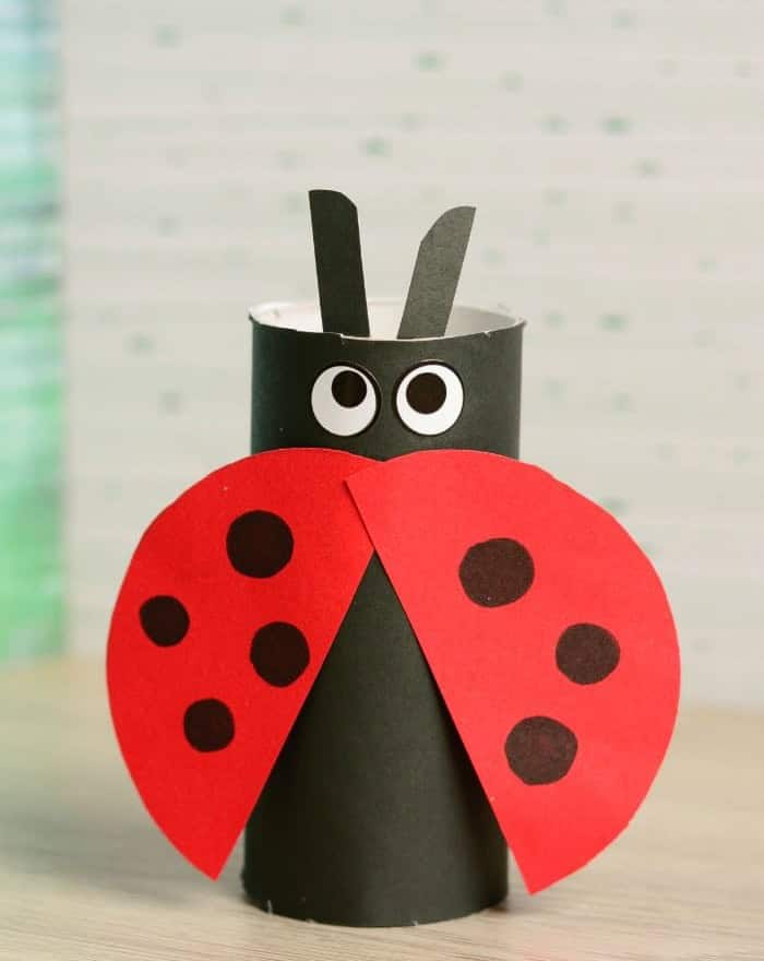 Toilet Paper Roll Ladybug Craft