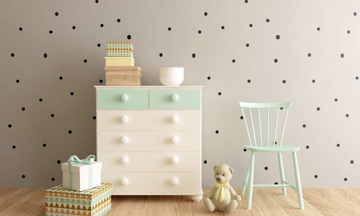 Patterned Polka Dot Wallpaper