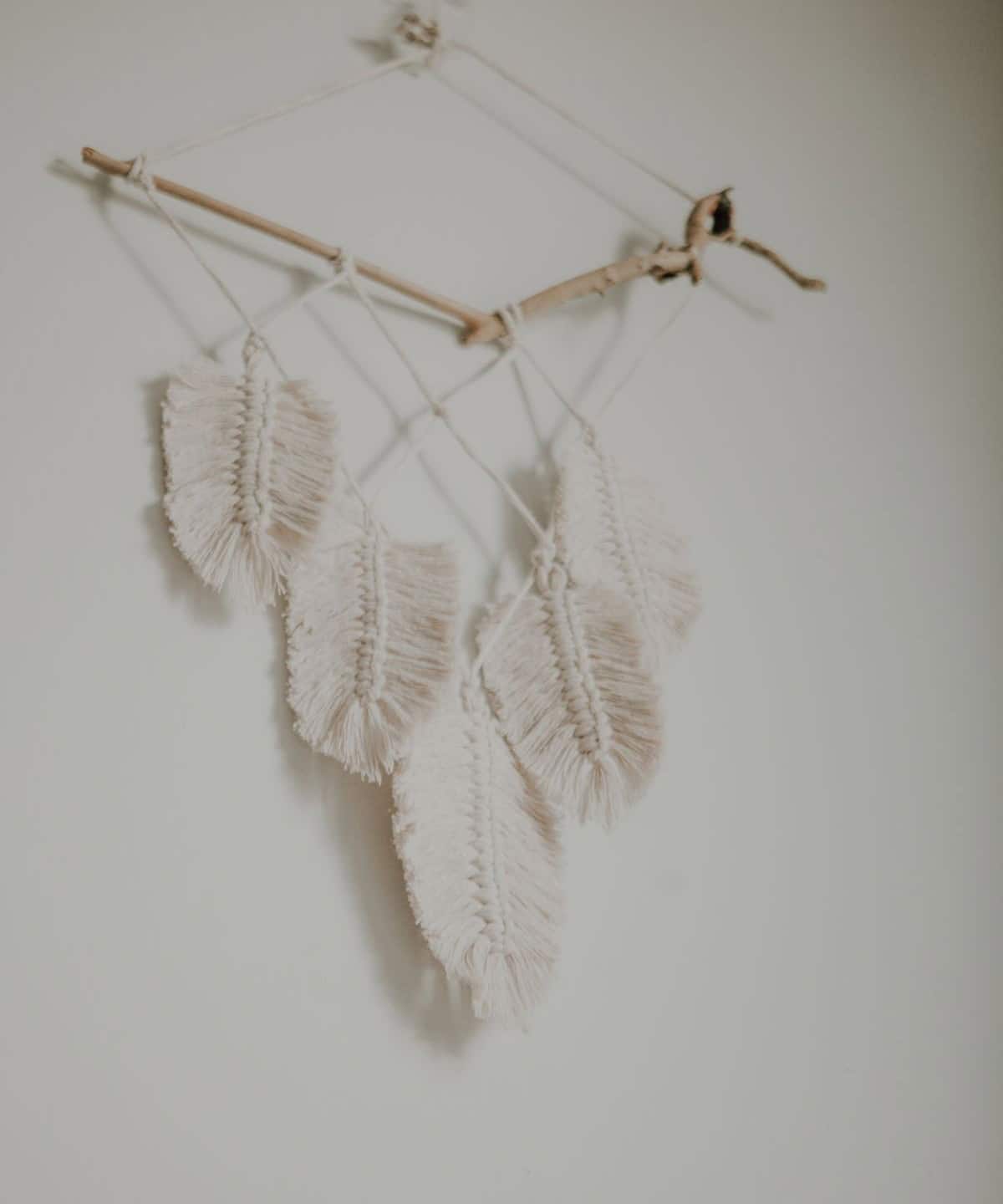 Macrame Feathers Wall Hanging