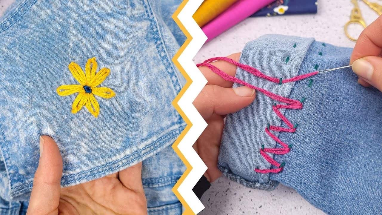 Fix Clothing Holes with a Cute Flower