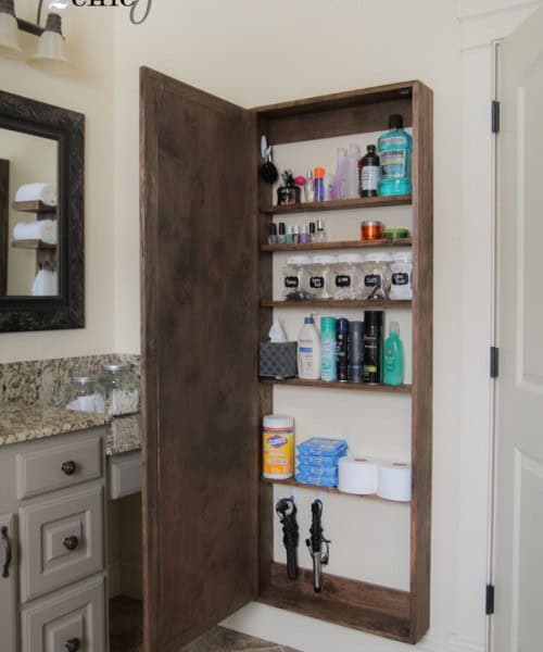 DIY Bathroom Storage