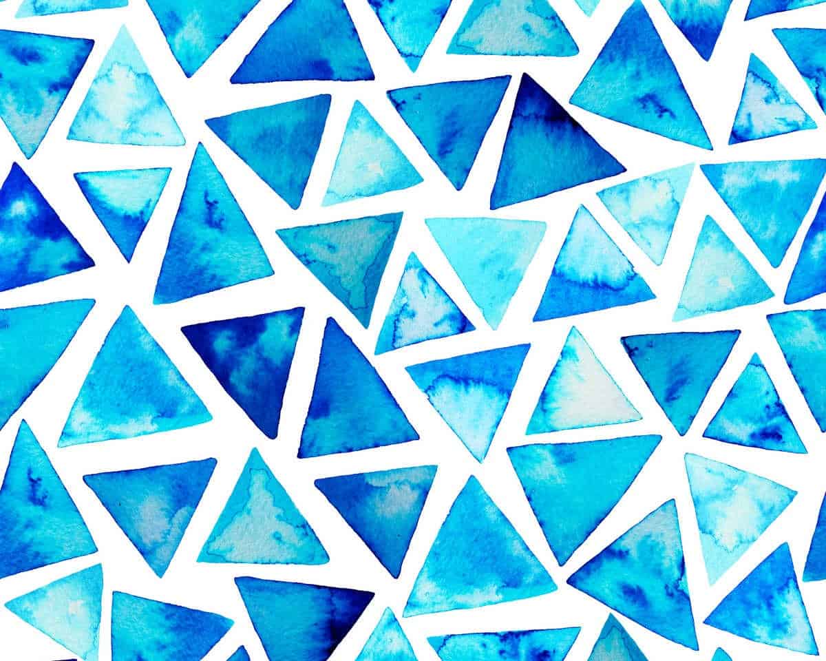 Watercolor Triangles