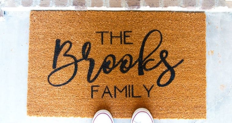 Cricut Welcome Doormat