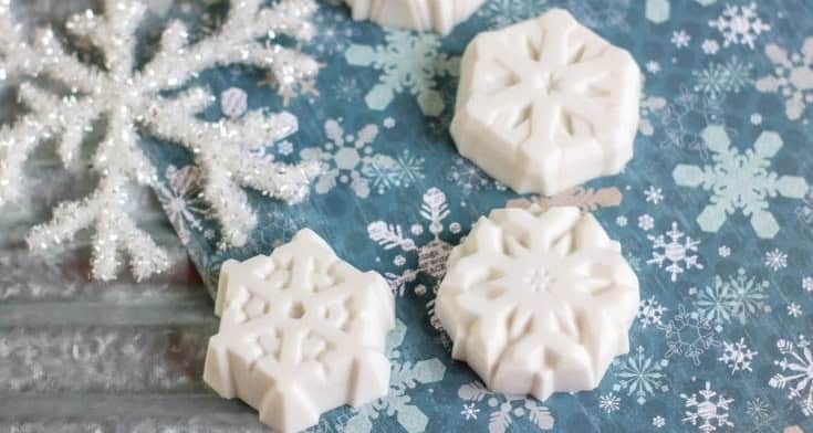 Winter Snowflake Soap