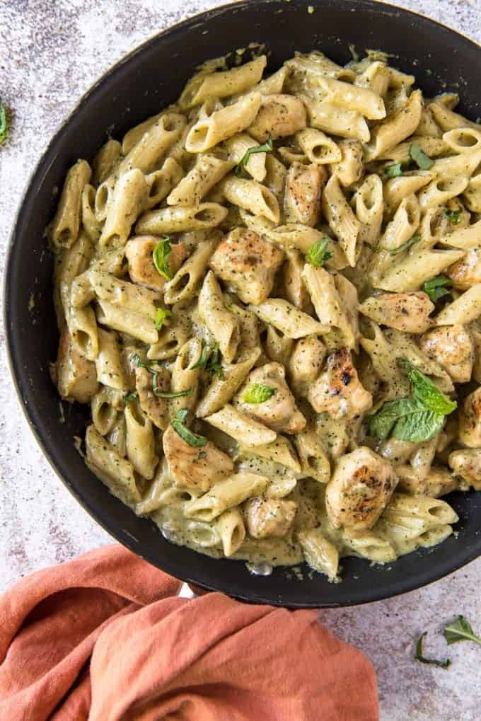 CHICKEN PESTO PASTA RECIPE