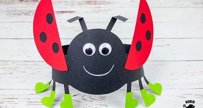 Ladybug Hat Craft