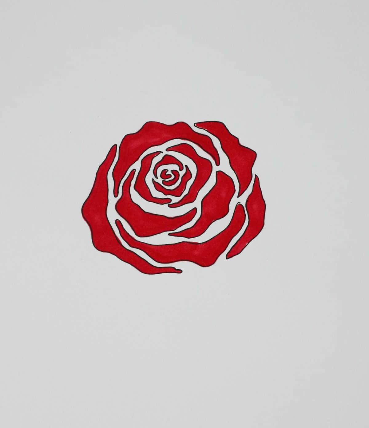 Minimalist Rose