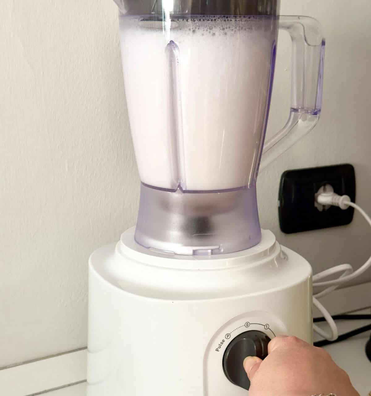 Clean Your Blender by Blending Soap and Water