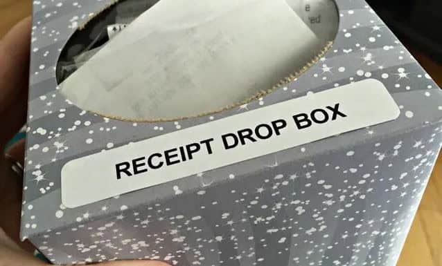 Receipt Box