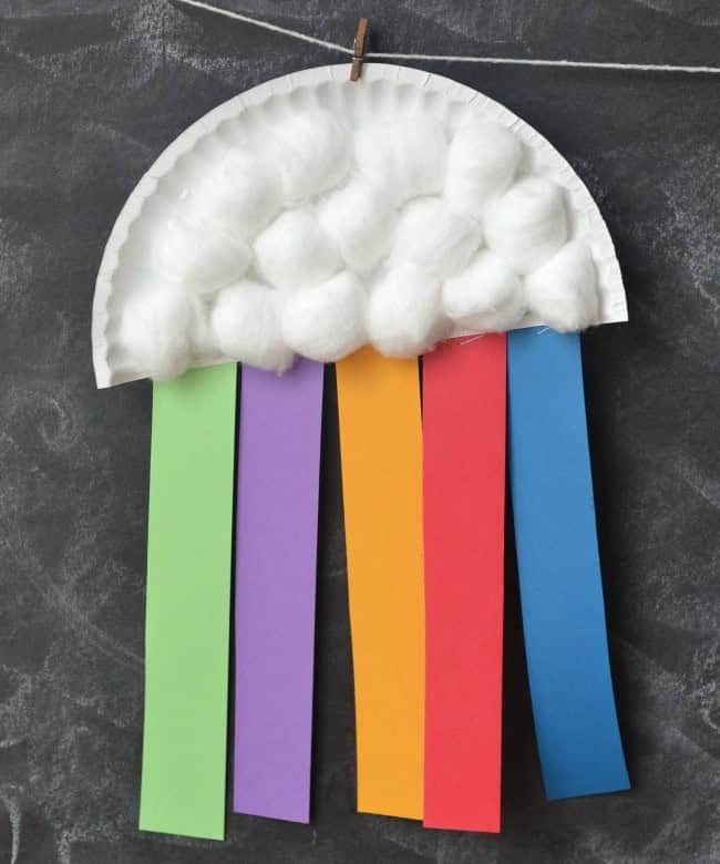 Paper Plate Rainbow