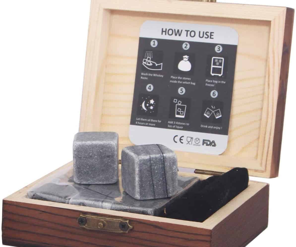 A Whiskey Stones Gift Set