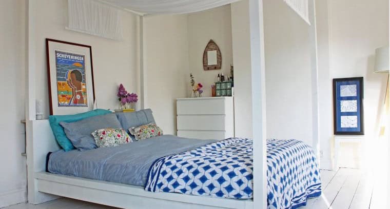 Transform into a Four-Poster Bed