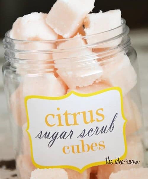 DIY Sugar Scrub Cubes