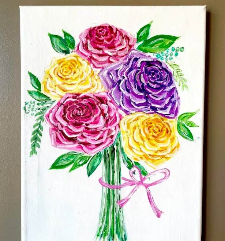 Acrylic Roses