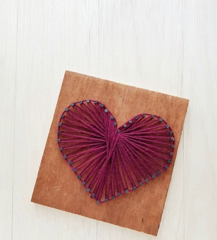 Heart String Art