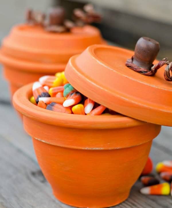 Pumpkin Terracotta Pots