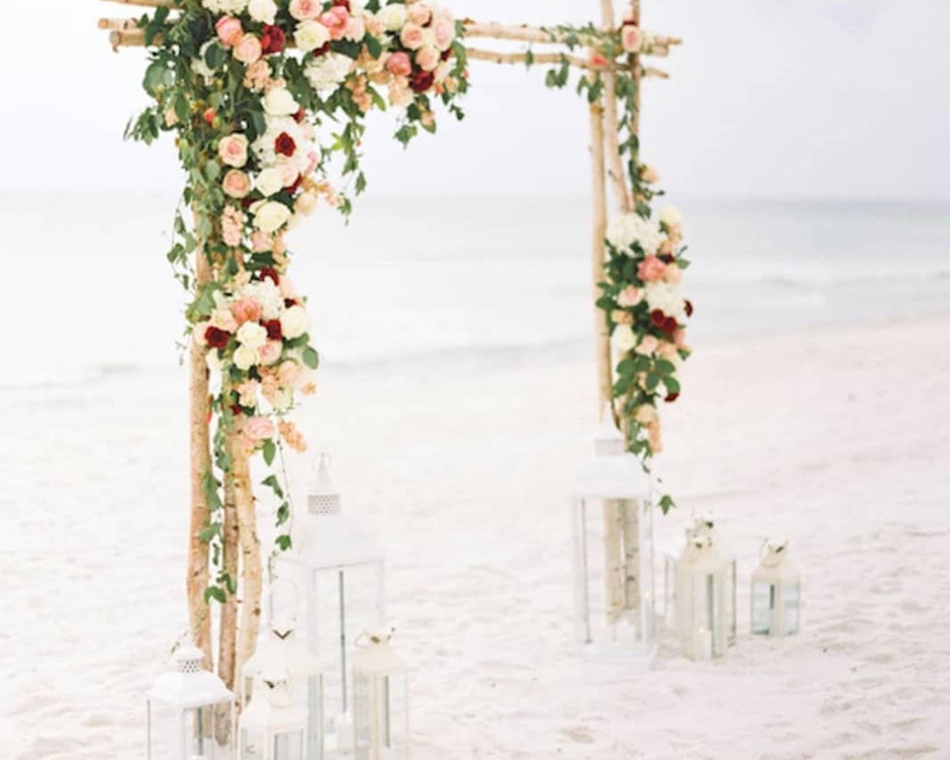 Beachy Rustic Wedding Arch