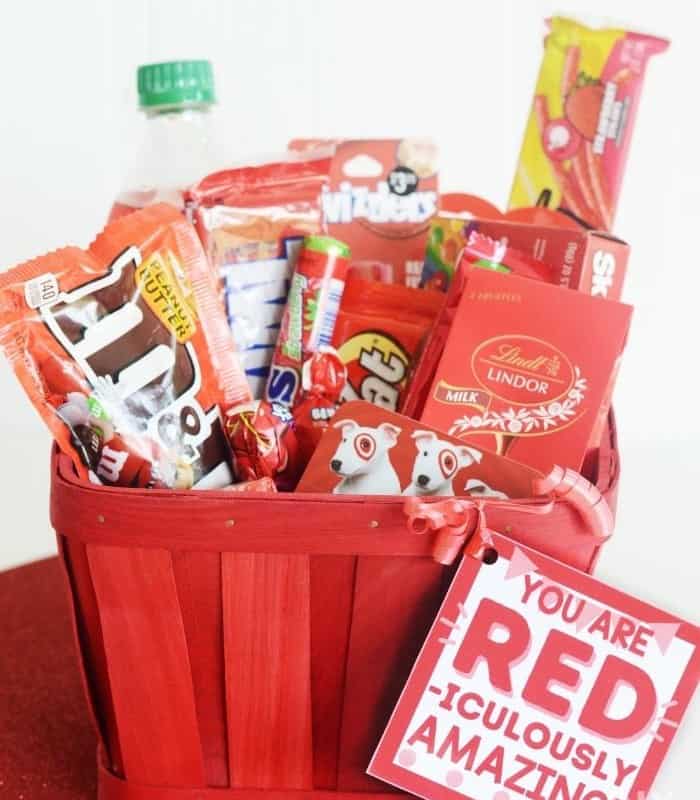 Red Gift Basket