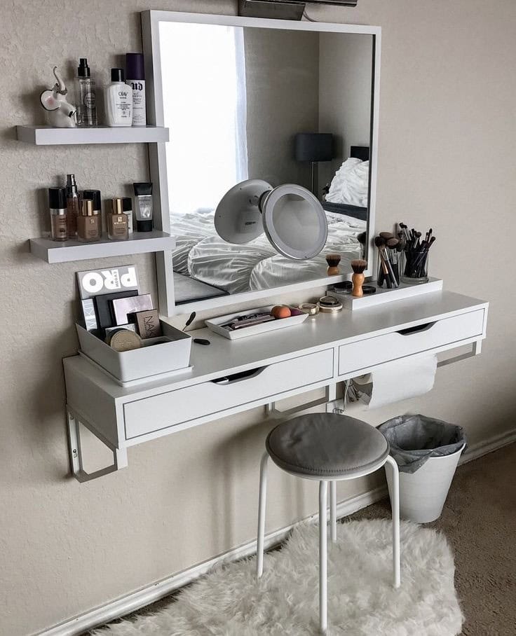 Floating Makeup Dresser