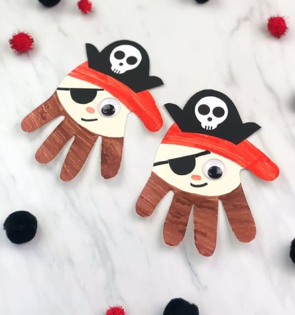 Handprint Pirate Paper Craft