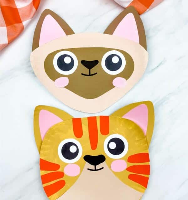 Paper Plate Cat Craft