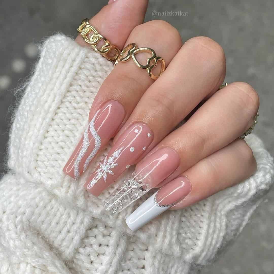 NUDE WINTER NAILS