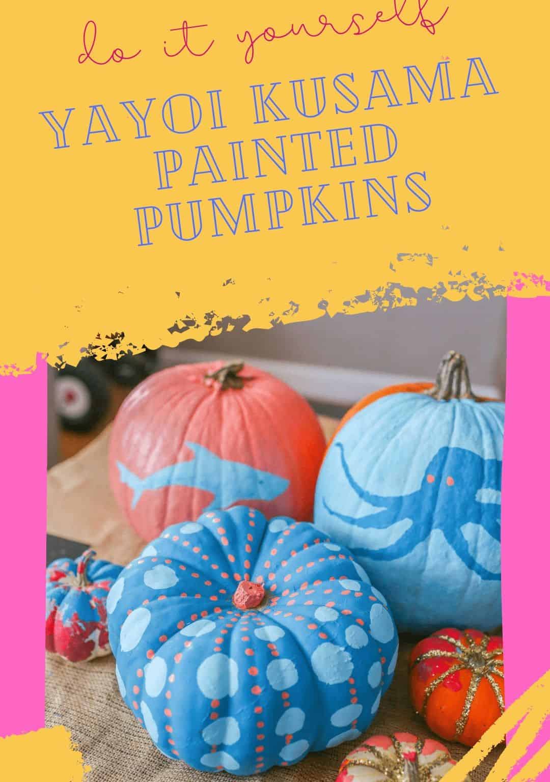 Yayoi Kusama Painted Pumpkins