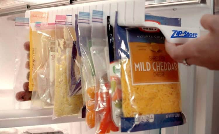 A Slide-Out Holder for Ziploc Bags