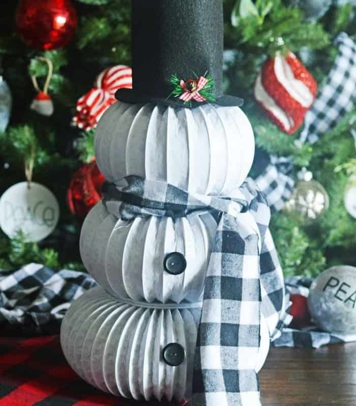 DIY Dryer Vent Snowman