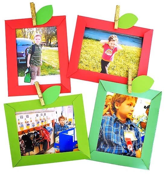 Apple Paper Photo Frames