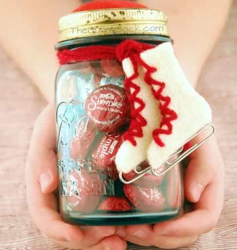 Ice Skating Date in a Jar