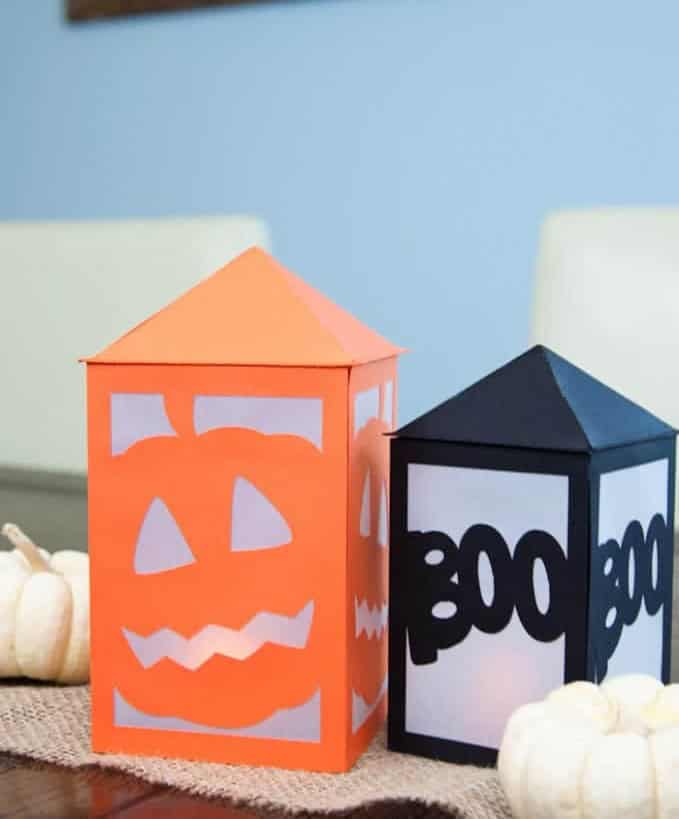 Silhouette Halloween Lanterns