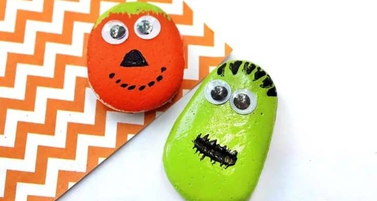 Hand Painted Halloween Rocks