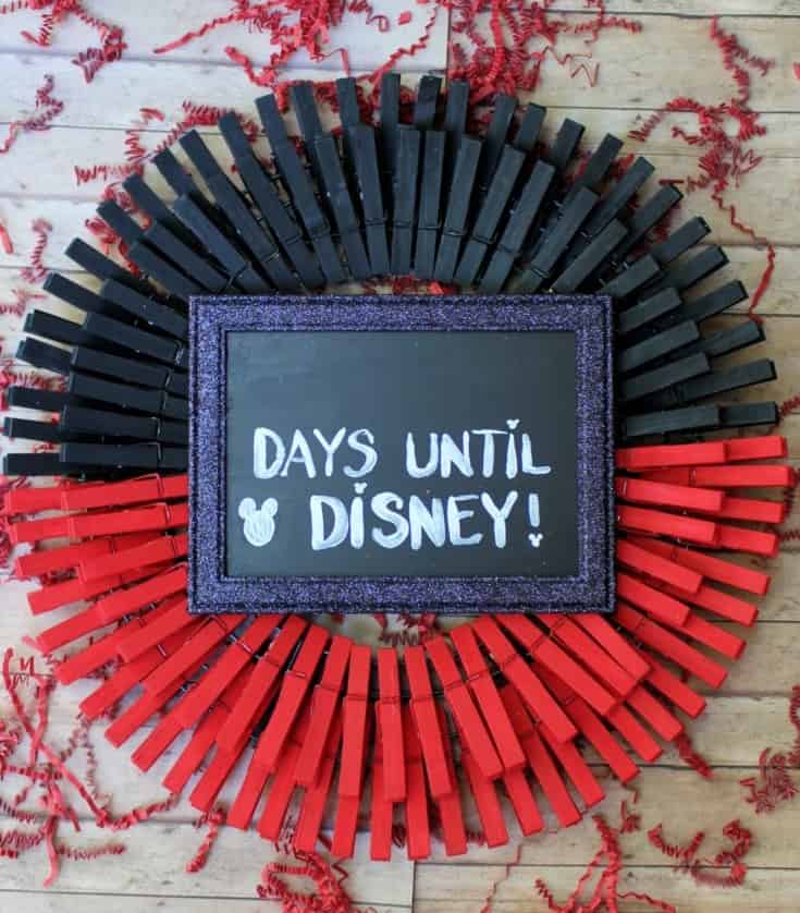 Disney Countdown Craft