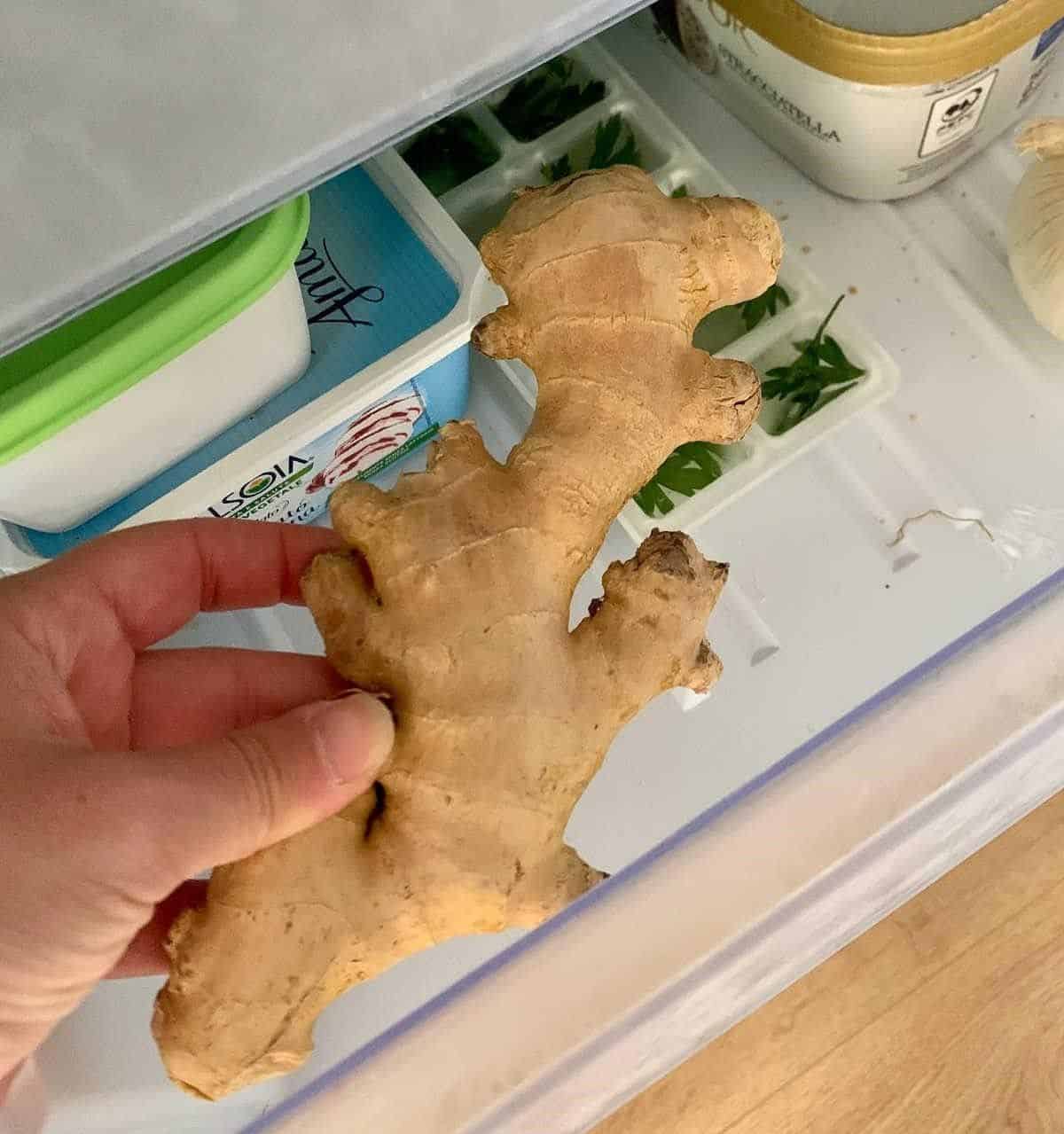 Keep Ginger in the Freezer