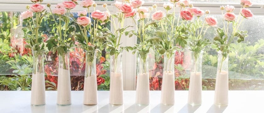 Dip-Dyed Dollar Store Vases