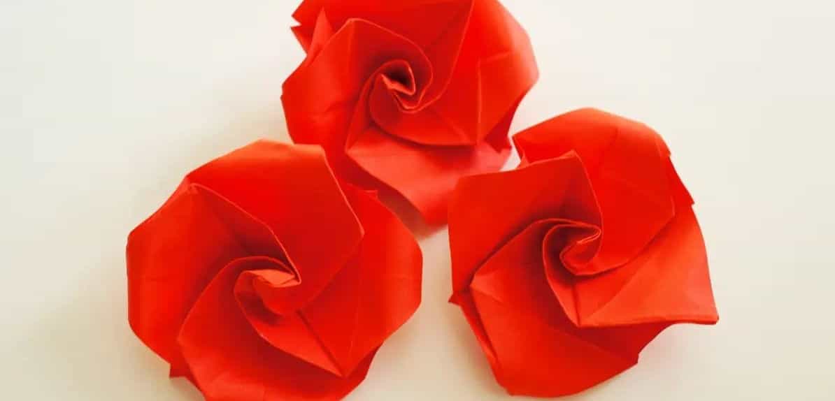 Origami Rose