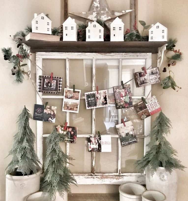 Easy Christmas Card Holder