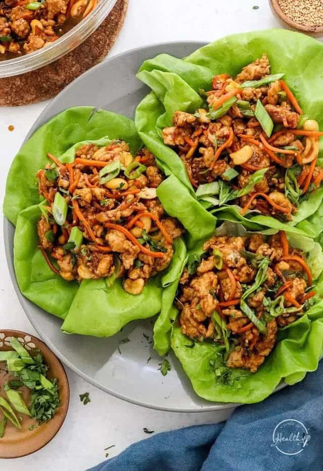 THAI CHICKEN LETTUCE WRAPS