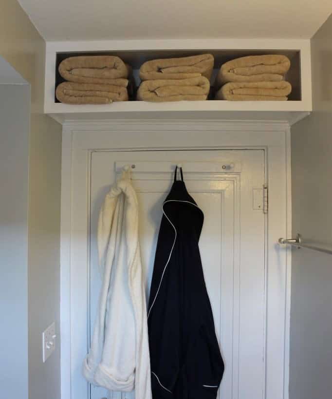 Have Loose Linens? Look Up for Storage Solutions