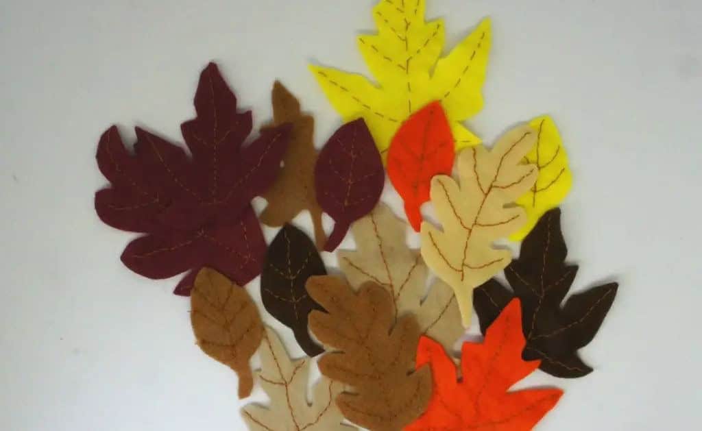 Felt Fall Leaves