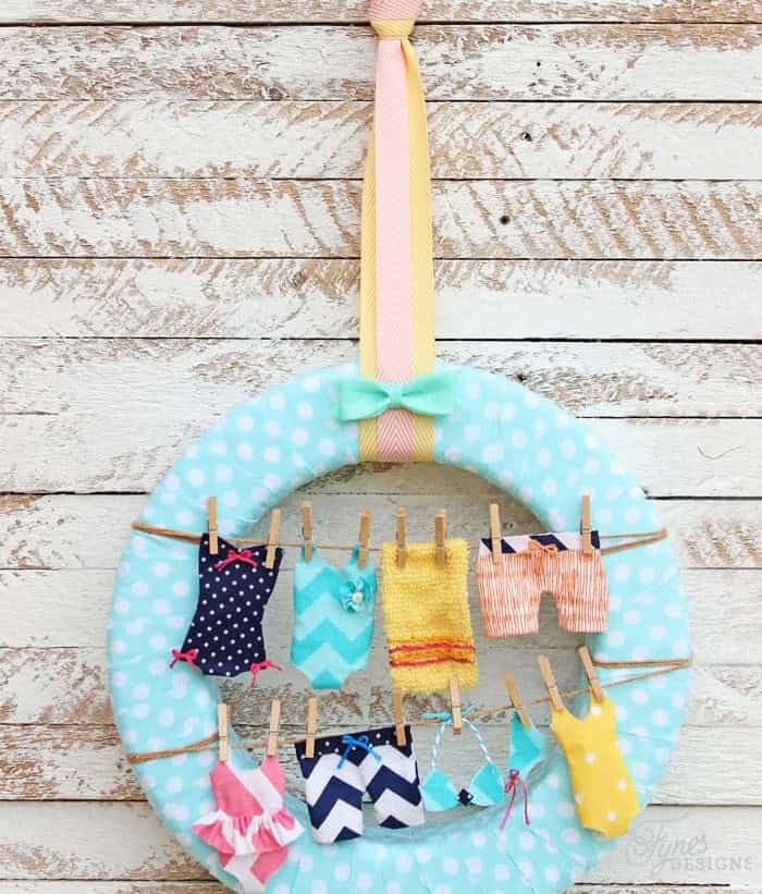 Swimsuits On A Summer Wreath