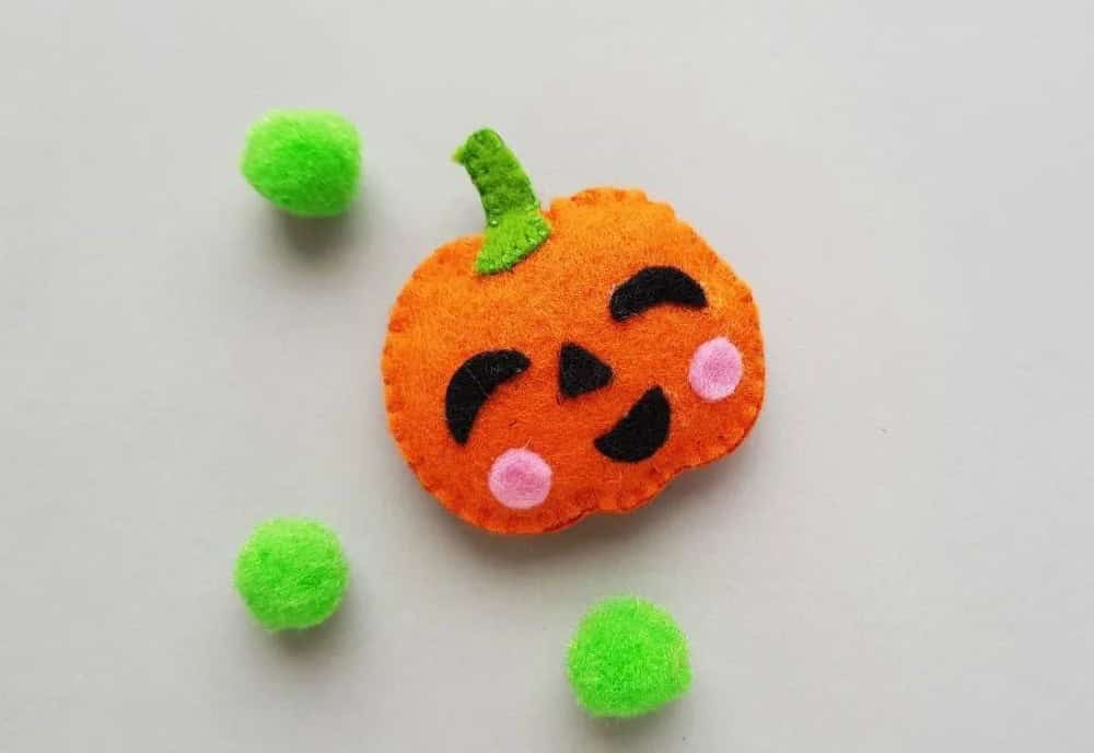 Jack o Lantern Plush Craft