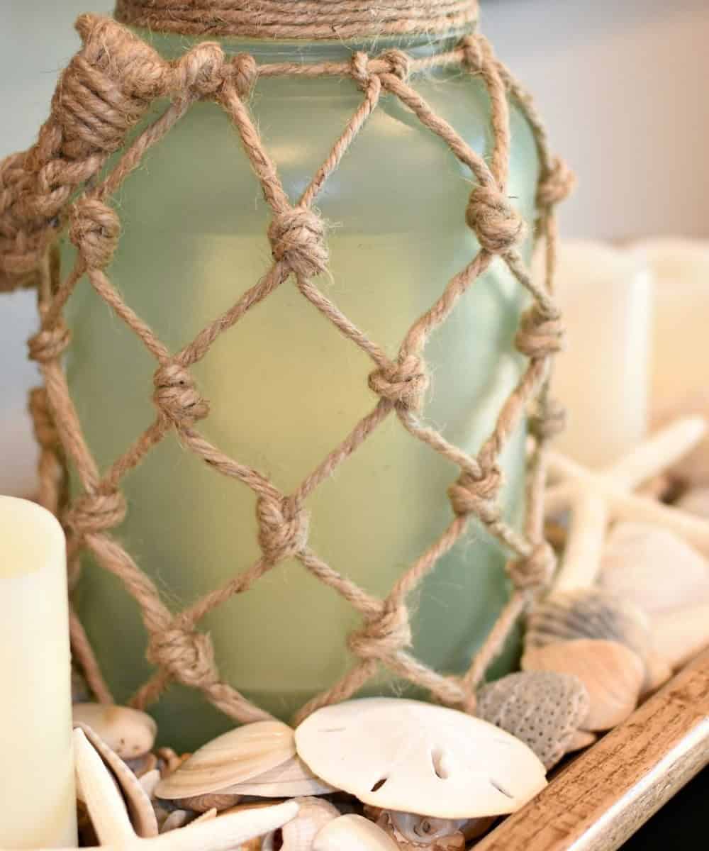 Seaglass Rope Lantern