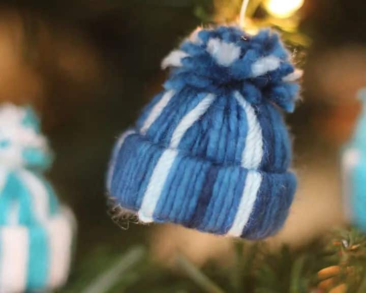 Yarn Hat Holiday Ornaments