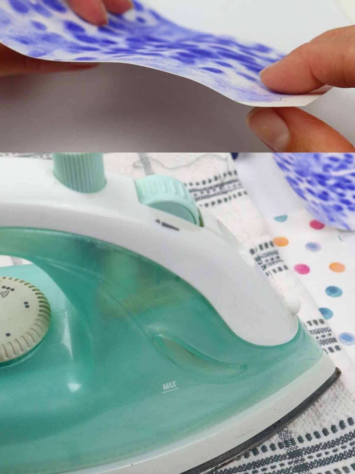 Flatten the Paper with an Iron