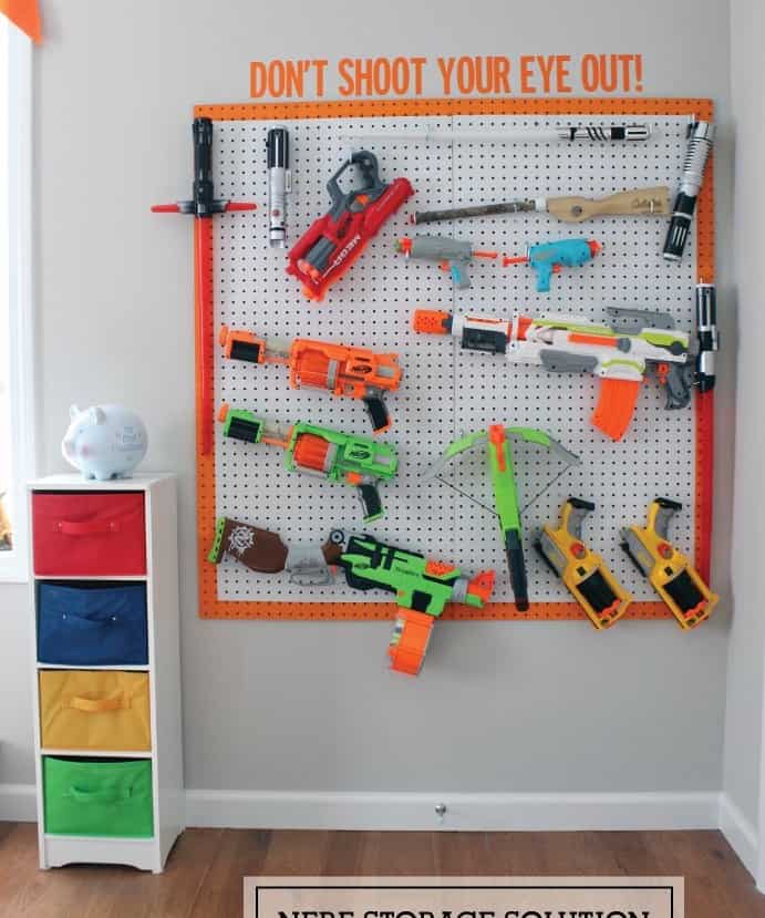 Pegboard Toy Display